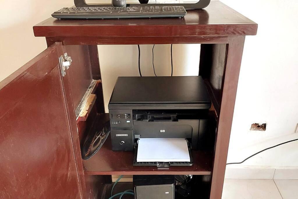 Apartamento 12 Con Dos Camas , A 200 Mts Del Vado Del Rio , Cerca Del Centro De Gobierno , Internet De Alta Velocidad 埃莫西约 外观 照片
